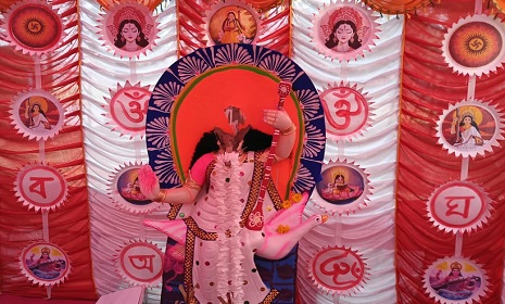 গোপালগঞ্জে রাতের আঁধারে সরস্বতী মূর্তি ভাঙচুর