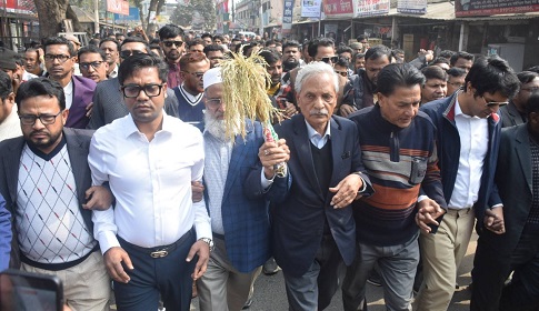 মাগুরা- ২ আসনে ধানের শীষের পক্ষে বিএনপির নেতাকর্মীর ঐক্যবদ্ধ 