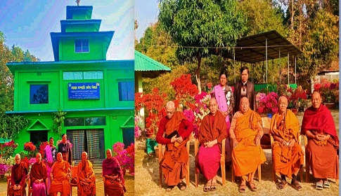 পার্বত্য শীর্ষ বৌদ্ধ ভিক্ষুদের চরণস্পর্শে ধন্য ওয়াগ্গা-সাপছড়ি বৌদ্ধ বিহার