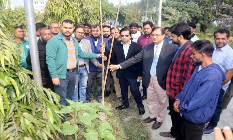 গোবিপ্রবিতে বিদ্যুৎ সঞ্চালন লাইনের নির্মাণকাজ শুরু