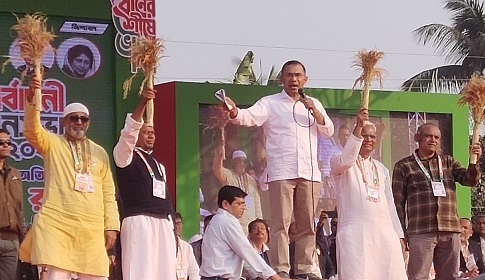 ‘অনেকদিন পর নানি বাড়ী এসেছি, ধানের শীষে ভোট চাইতে’