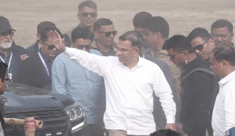 বাঁধভাঙা উচ্ছ্বাসে নীলফামারীতে তারেক রহমানের সমাবেশ