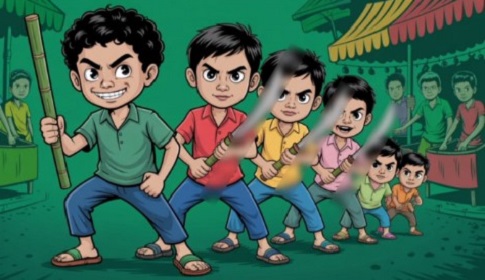 ভোটের মাঠে কিশোর গ্যাংয়ের দাপট