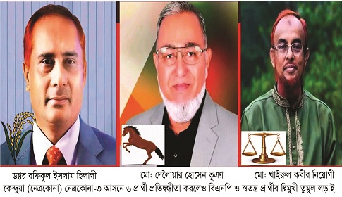 হেভীওয়েট বিএনপি ও স্বতন্ত্র প্রার্থীর দ্বিমুখী লড়াই