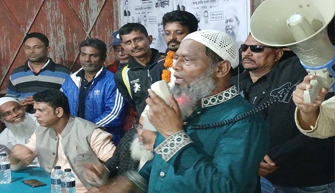 শ্রীনগরে বিএনপি প্রার্থীর পথসভা