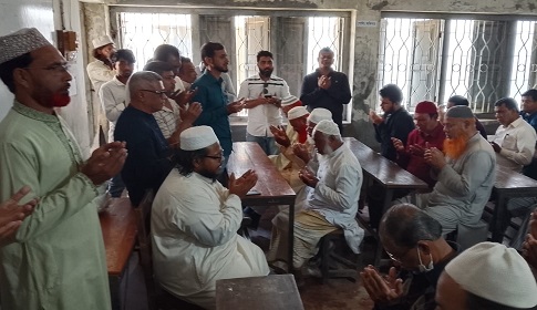 বিএনপির সরকার গঠন উপলক্ষে ফরিদপুরে দোয়া ও মিলাদ মাহফিল