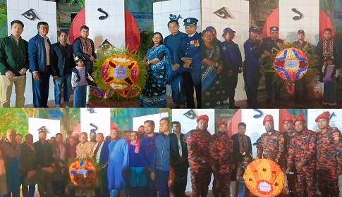 কাপ্তাইয়ে বিনম্র শ্রদ্ধায় স্মরণ করা হলো ভাষা শহীদদের