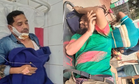 সাতক্ষীরায় প্রাইভেটকারের নিয়ন্ত্রণ হারিয়ে বৈদ্যুতিক খুঁটির সাথে ধাক্কা, আহত ২