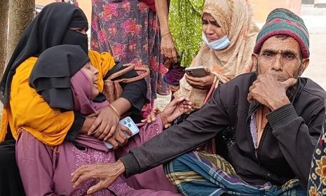 'অন্য গ্রামে বসতি গড়েও প্রাণে বাঁচলেন না তারা'