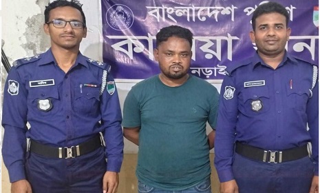 নড়াইলে মাদকবিরোধী অভিযানে মাদক কারবারি আটক