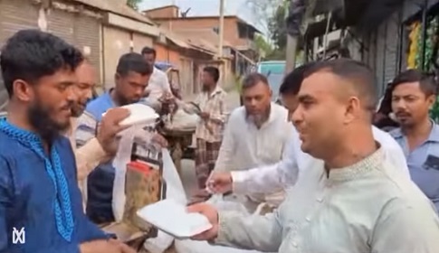 নগরকান্দায় যুবলীগের ইফতার বিতরণের ভিডিও ভাইরালের পর যুবলীগ কর্মী গ্রেফতার