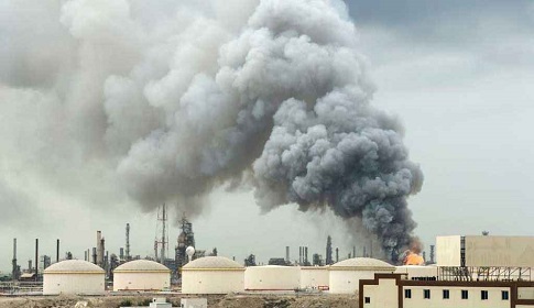 কুয়েতে তেল শোধনাগারে ফের ড্রোন হামলা, ভয়াবহ আগুন