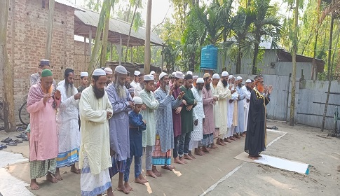 কুড়িগ্রামের ৬ গ্রামে ঈদের জামাত অনুষ্ঠিত