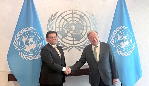 বাংলাদেশের প্রতি অবিচল সমর্থন ও সংহতি পুনর্ব্যক্ত করলেন জাতিসংঘ মহাসচিব