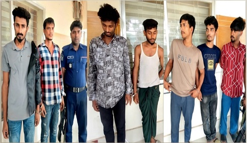 মহম্মদপুরে পুলিশের বিশেষ অভিযানে ৭ ইয়াবাসেবী আটক