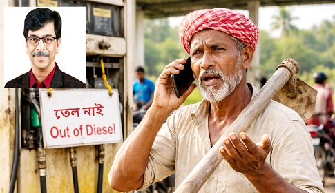 কৃষিমন্ত্রীর নির্দেশে ঈশ্বরদীতে কৃষকের ডিজেল সংকটের সমাধান