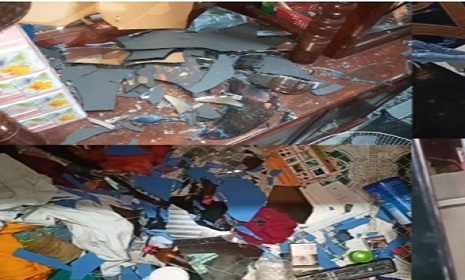 ফরিদপুরে যৌনপল্লীতে বসত ঘর ‌ভাঙচুর ও লুটপাট