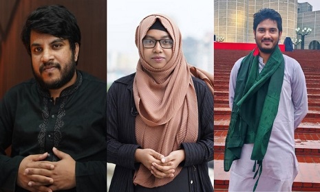 এনসিপিতে যোগ দিলেন জুনায়েদ-ইরা-রাফেরা