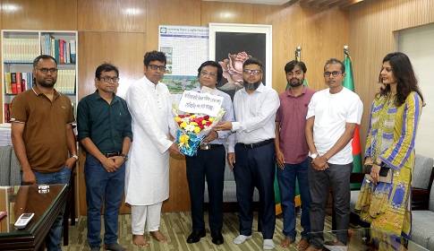 গোবিপ্রবি’তে উপাচার্যের সঙ্গে নবগঠিত জাতীয়তাবাদী শিক্ষক পরিষদের সৌজন্য সাক্ষাত