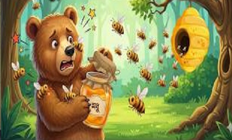 ভালুক ও মৌমাছির গল্প