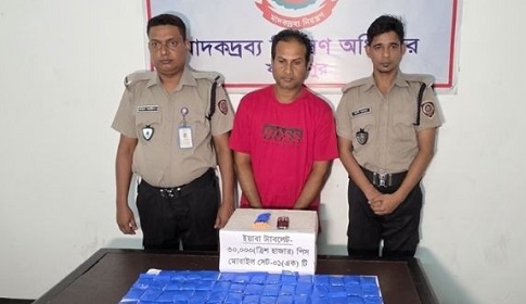 শ্যামনগরের নান্টু ৩০ হাজার ইয়াবাসহ ফরিদপুরে আটক 