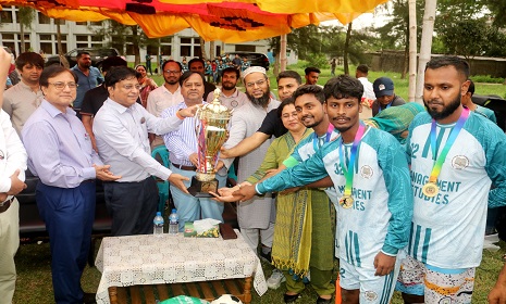 গোবিপ্রবিতে আন্তঃবিভাগ ফুটবল টুর্নামেন্টে ব্যবস্থাপনা শিক্ষা বিভাগ চ্যাম্পিয়ন