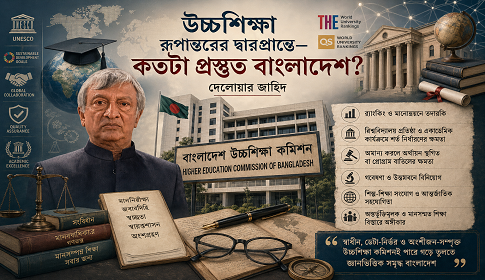 উচ্চশিক্ষা রূপান্তরের দ্বারপ্রান্তে: কতটা প্রস্তুত বাংলাদেশ?