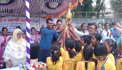 গোপালগঞ্জে চর সরসপুর ও আন্ধারকোটা বিদ্যালয় জেলা চ্যাম্পিয়ন