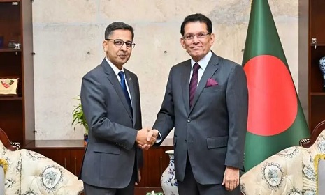 পররাষ্ট্রমন্ত্রীর সঙ্গে প্রণয় ভার্মার বিদায়ী বৈঠক