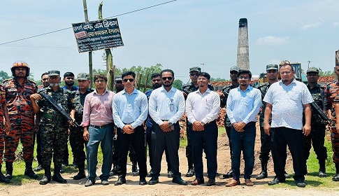 গোপালগঞ্জে অবৈধ ২ ইটভাটা উচ্ছেদ, ৭ লাখ টাকা জরিমানা