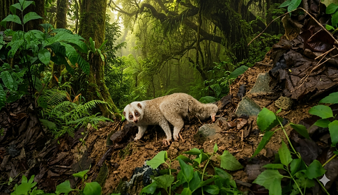 কাপ্তাইয়ের অরণ্যে নতুন ঠিকানা পেল বিরল বানর