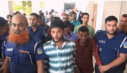তিনজনের মৃত্যুদণ্ড, একজনের যাবজ্জীবন, একজনের আটকাদেশ