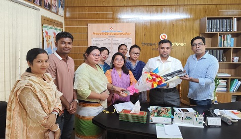কাপ্তাইয়ের নবাগত ইউএনও রায়হানুল ইসলামের সাথে ‘সুরের ধারা’র সৌজন্য সাক্ষাৎ