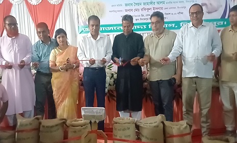 দিনাজপু‌রে বো‌রো ধান-চাল সংগ্রহ অ‌ভিযান শুরু