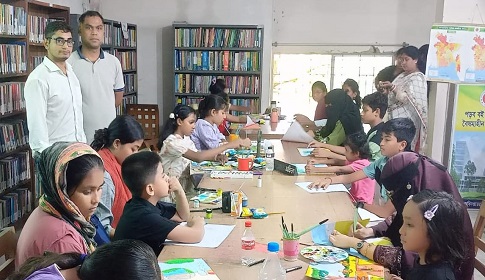 গোপালগঞ্জে চিত্রাংকন প্রতিযোগিতা