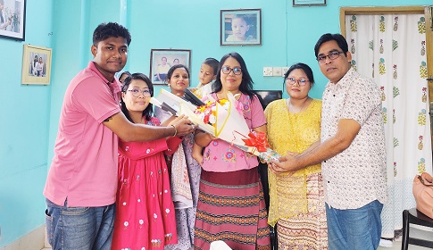 এমপি মাধবী মারমার সাথে ‘কাপ্তাই সুরের ধারা’র সৌজন্য সাক্ষাৎ 