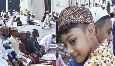 বায়তুল মোকাররমে মুসল্লির ঢল