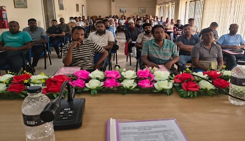 পেশাজীবি গাড়ি চালক শ্রমিকদের দক্ষতা ও শব্দদূষণ বিষয়ে সাতক্ষীরায় প্রশিক্ষণ কর্মশালা  