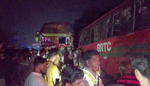 গোপালগঞ্জে দুই বাসের সংঘর্ষে নিহত ২, আহত অন্তত ২৫