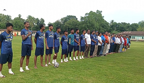 কাপ্তাইয়ে ‘শহীদ শামসুদ্দীন স্মৃতি ফুটবল টুর্নামেন্ট’ শুরু 