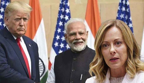 মোদি-মেলোনি ‘জনপ্রিয় জুটি’, ট্রাম্প বললেন ‘আমিই বস’