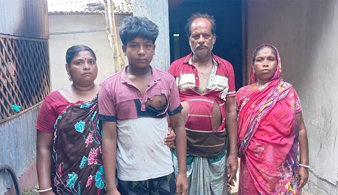 কাশিয়ানীতে হিন্দু পরিবারের শিশুসহ ৪ সদস্যকে মারধরের অভিযোগ