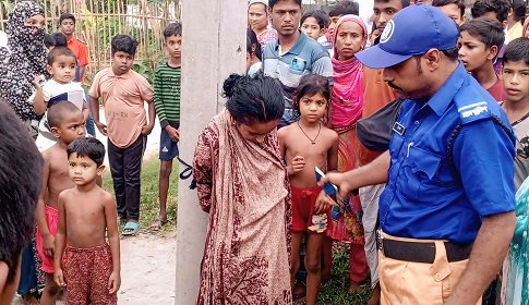 ৯ মাসের ছেলেকে হত্যার অভিযোগে মা গ্রেপ্তার