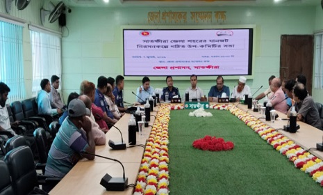 সাতক্ষীরায় যানজট নিরসনকল্পে সভা, একগুচ্ছ পদক্ষেপে যানজট নিয়ন্ত্রণে আনার আশাবাদ