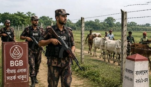 সাতক্ষীরা সীমান্তে ভারতীয় চোরাকারবারীদের লক্ষ্য করে বিজিবির গুলি 