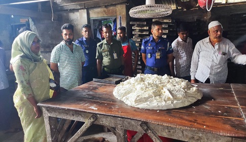 শ্যামনগরে তিন বেকারিকে ২৫ হাজার টাকা জরিমানা, মেয়াদোত্তীর্ণ খাদ্যসামগ্রী ধ্বংস