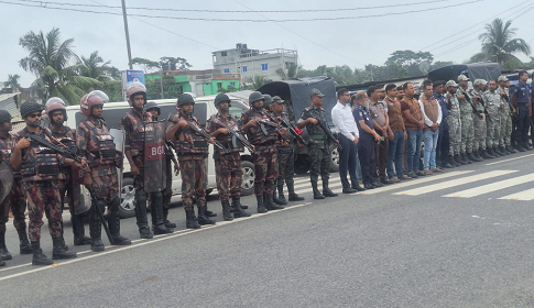 গোপালগঞ্জে ব্যাপক নিরাপত্তা ব্যবস্থা গ্রহণ