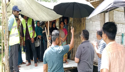 উন্নয়নের খোঁজখবর নিতে কাপ্তাইয়ে ইউএনডিপির উচ্চপর্যায়ের প্রতিনিধি দল