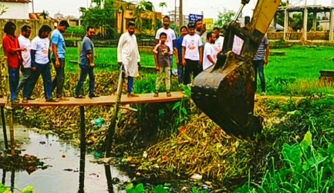 যুবদল নেতা সোহেলের উদ্যোগে ১৬ দিনে গবাখালের ২ কি.মি. অংশ পরিষ্কার