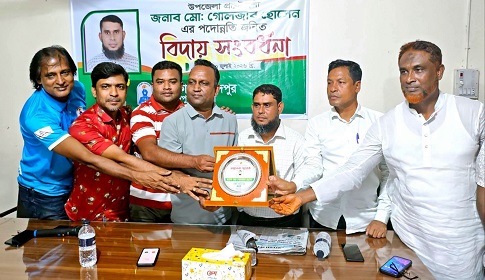 প্রেসক্লাব মহম্মদপুরের বিদায় সংবর্ধনা পেলেন উপজেলা প্রকৌশলী গোলজার হোসেন